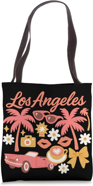 Pink Retro Coquette Aesthetic Convertible Design Tote Bag