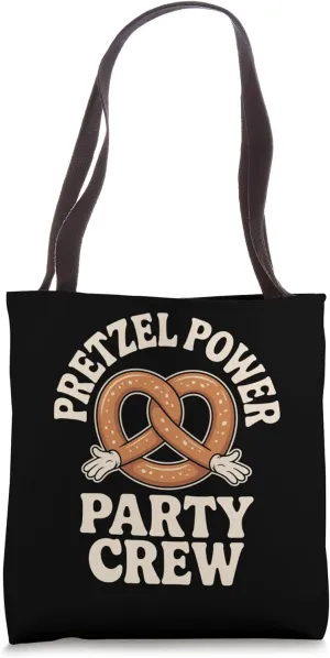 Pretzel Power Oktoberfest Party Crew Funny Bavarian Lover Tote Bag