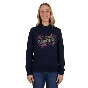 Pure Western Women's Brandy Pullover Hoodie Navy