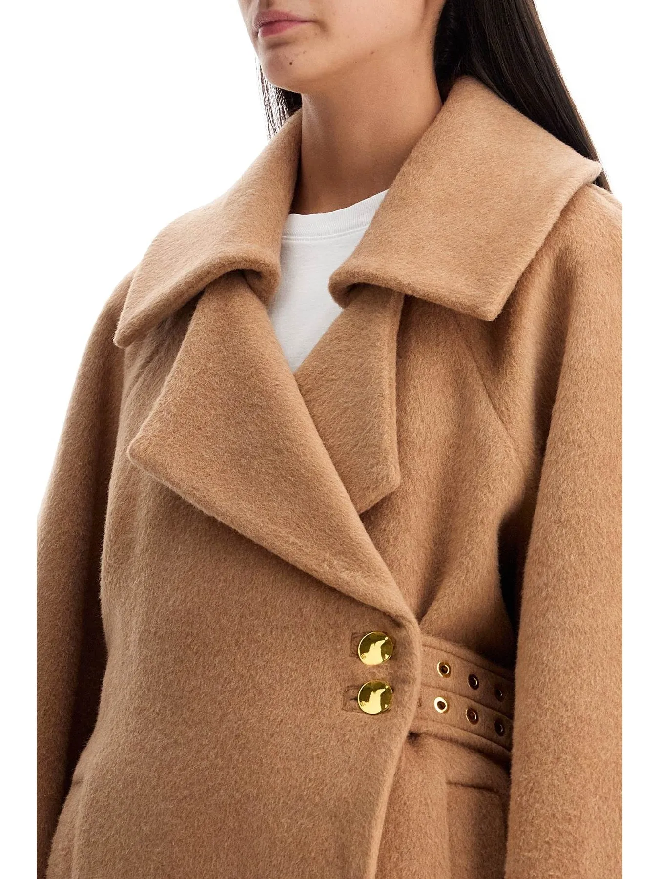 Recycled Wool Long Coat