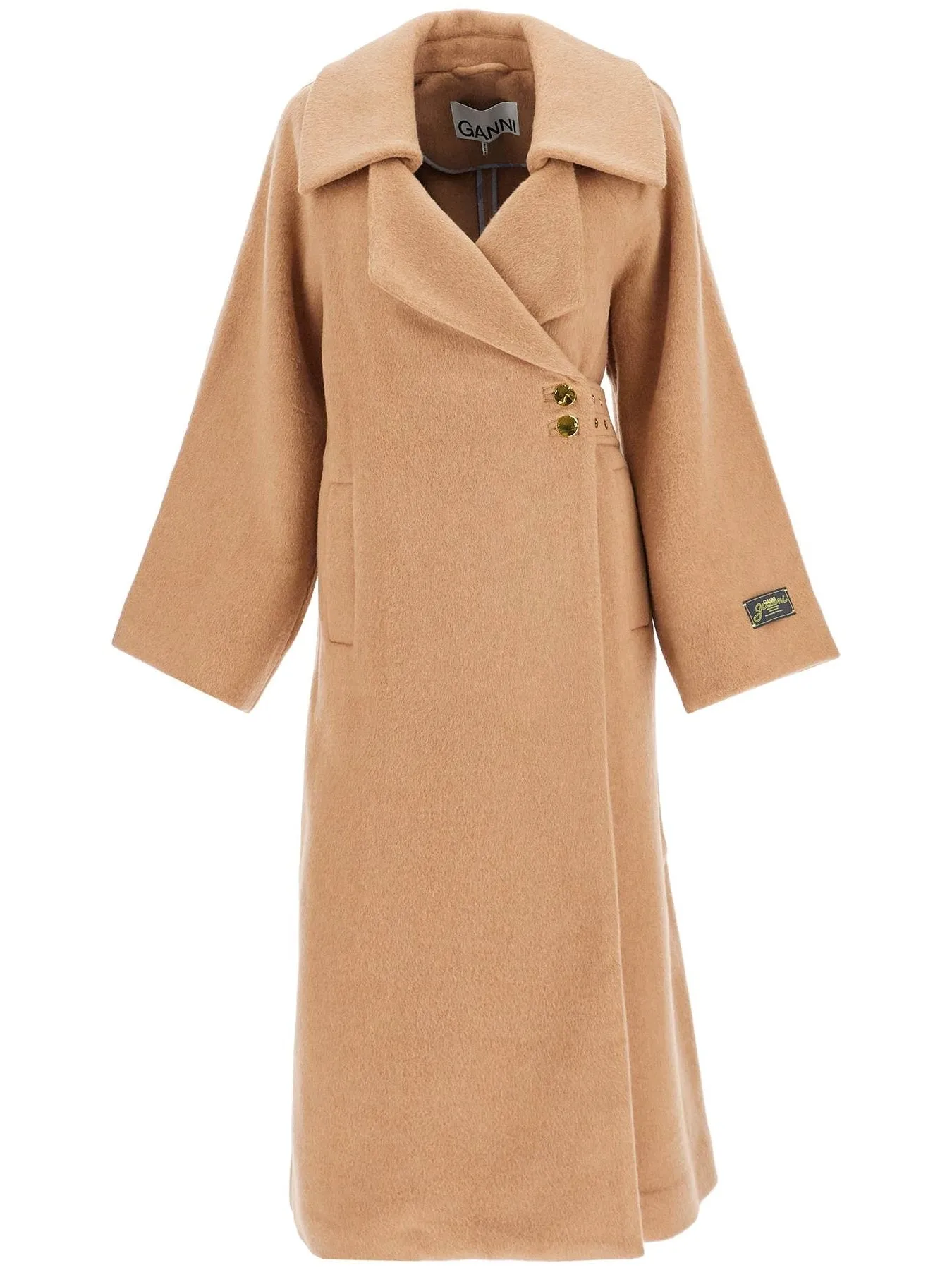Recycled Wool Long Coat