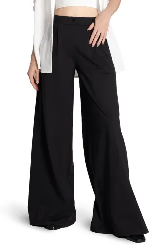Safort Women's Wide Leg Pants Stretch Dress Pants Loose Leg Palazzo Trousers 28''/31''/34'' for Office Work Business