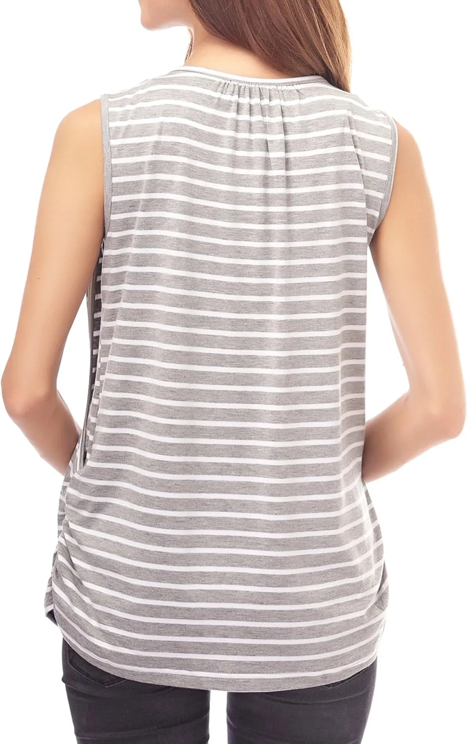 Smallshow Women's Maternity Nursing Tank Tops Breastfeeding Clothes 3-Pack