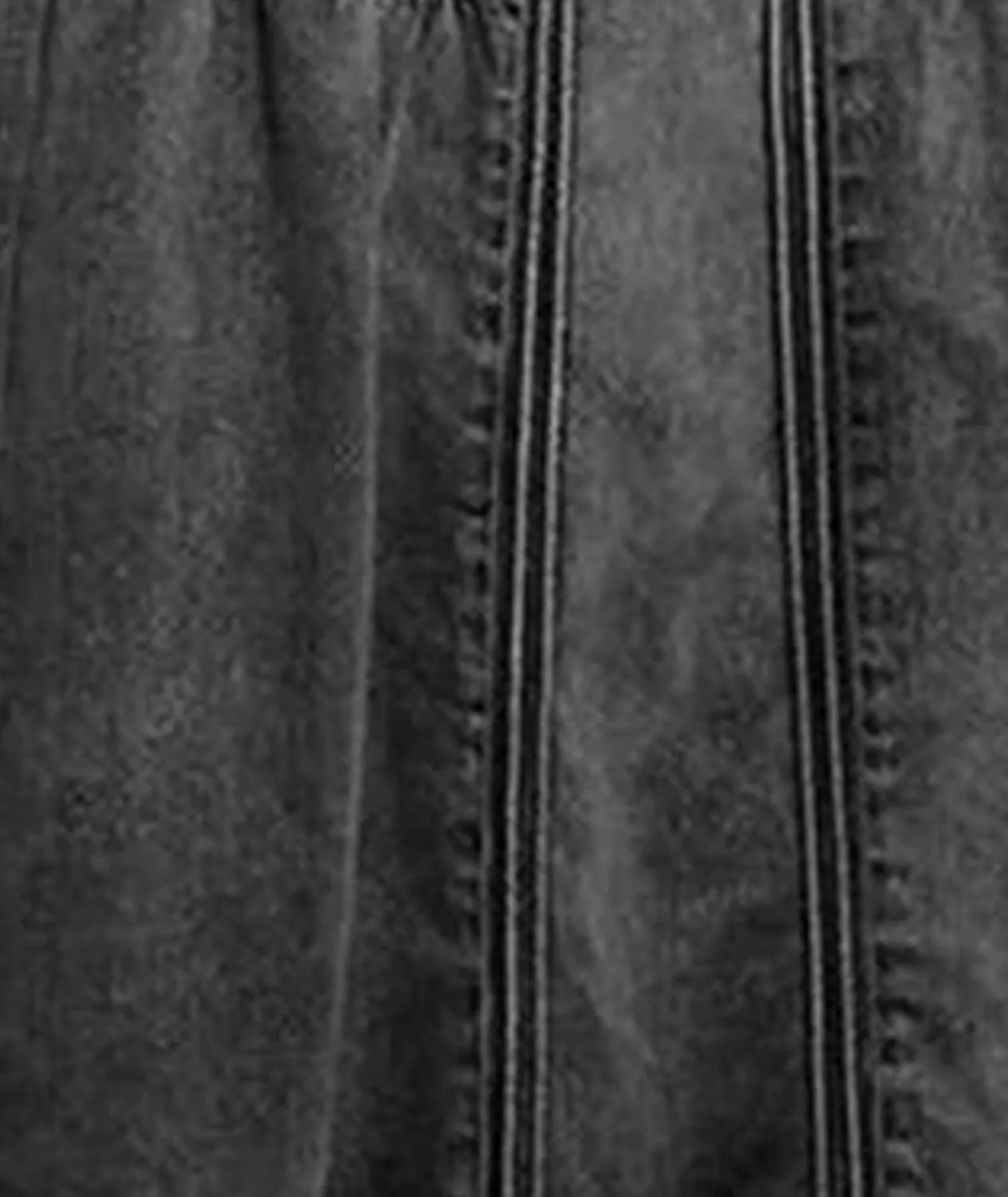 SOMTHRON Women's Retro Elastic High Waist Frayed Hem A-Line Distressed Maxi Long Denim Skirt Plus Size