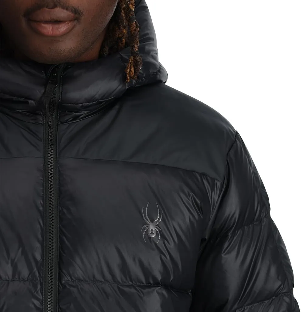 Spyder Men's Windom Tech Hooded Down Jacket