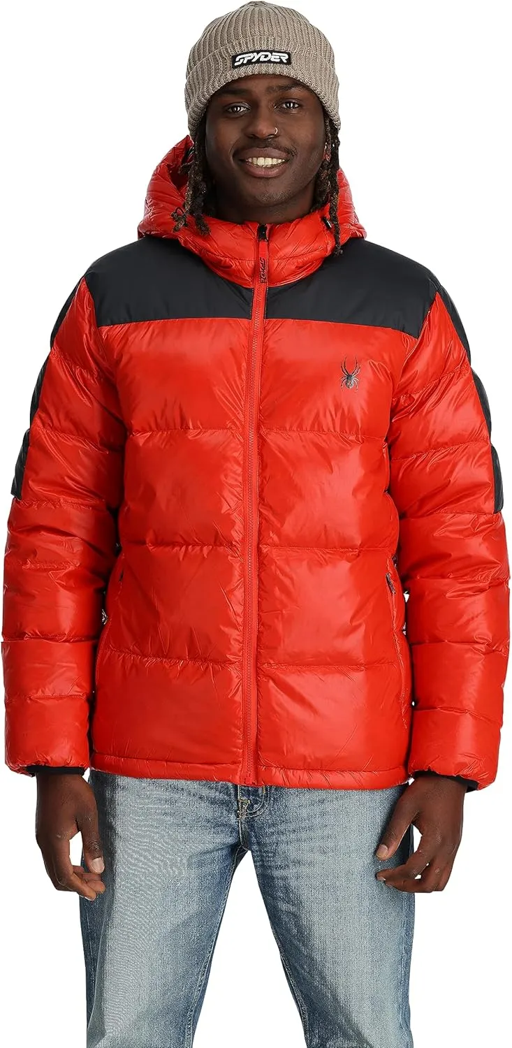 Spyder Men's Windom Tech Hooded Down Jacket