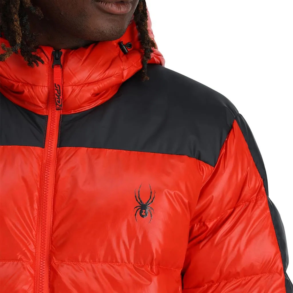Spyder Men's Windom Tech Hooded Down Jacket