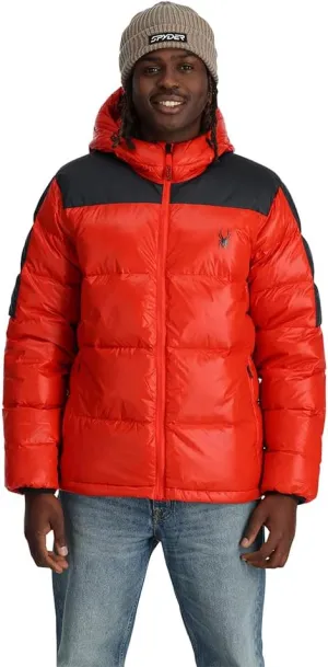 Spyder Men's Windom Tech Hooded Down Jacket