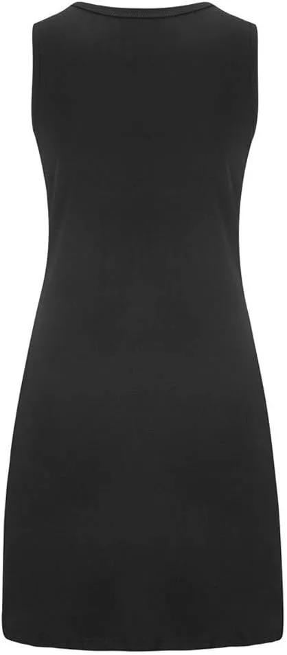 Summer Dresses for Women 2024 Plus Size Floral Beach Sundresses Casual Sleeveless Crewneck Trendy Swing Dress