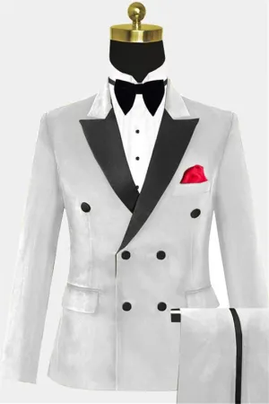 Suzhoufashion Nicolle Royal Blue Jacquard Three Pieces Wedding Tuxedos