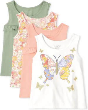The Children's Place Baby Toddler Girls' Everyday Tank Tops