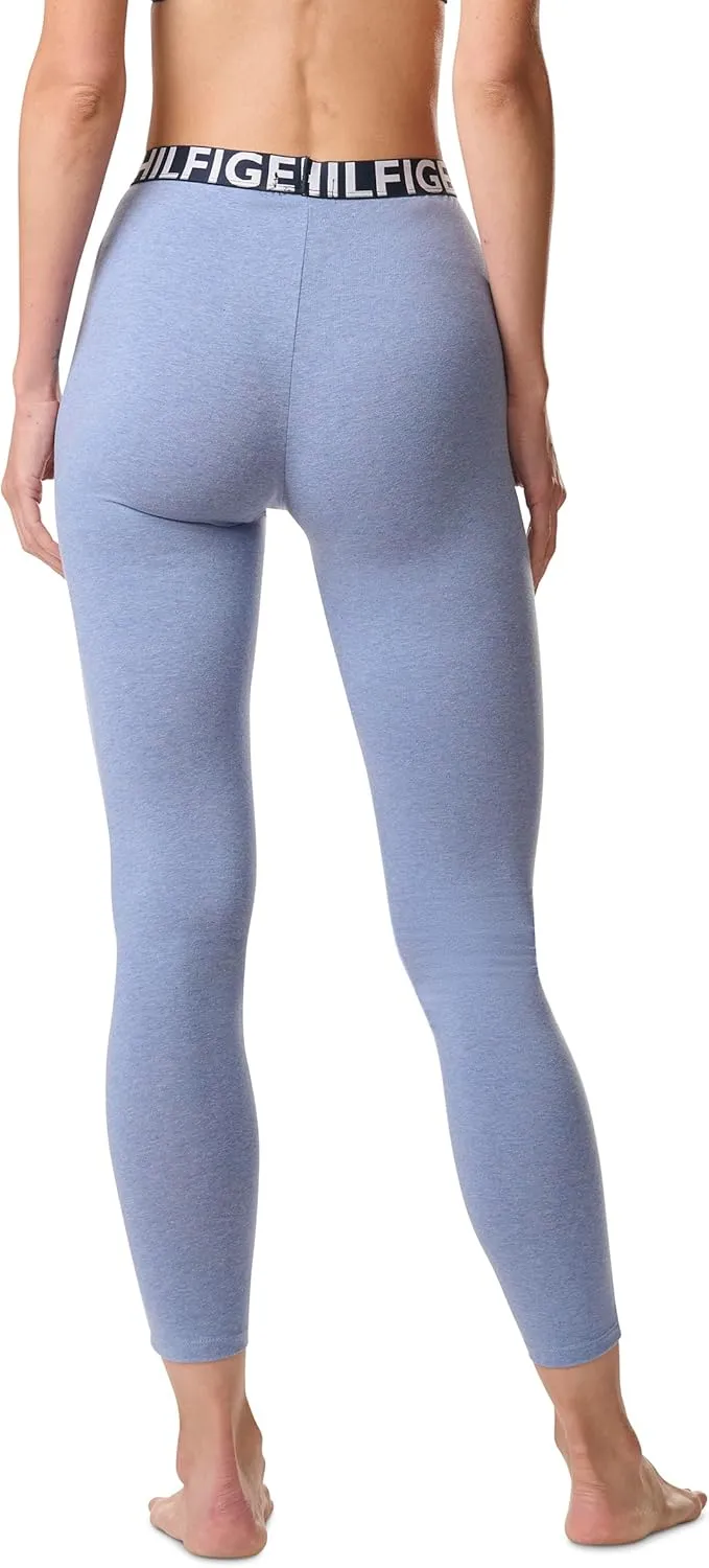 Tommy Hilfiger Women's Loungewear Retro Style Th Graphic Logo Pajama Bottom Legging Pant