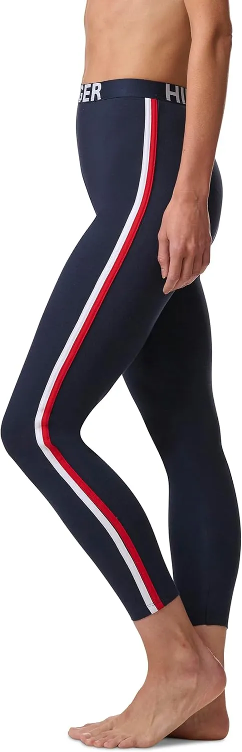Tommy Hilfiger Women's Loungewear Retro Style Th Graphic Logo Pajama Bottom Legging Pant