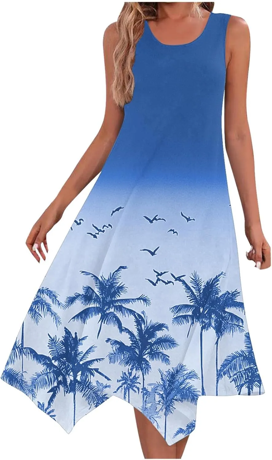 Trendy Clothes for Women Over 50 Floral Spring Dress Plus Size Flowy Dress Plus Size Sundresses