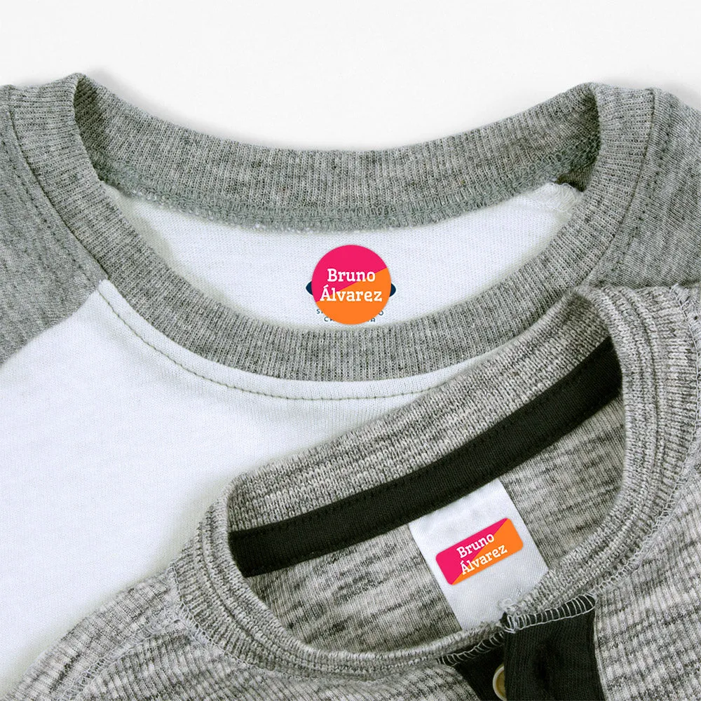 Two-tone Clothing Labels Pack
