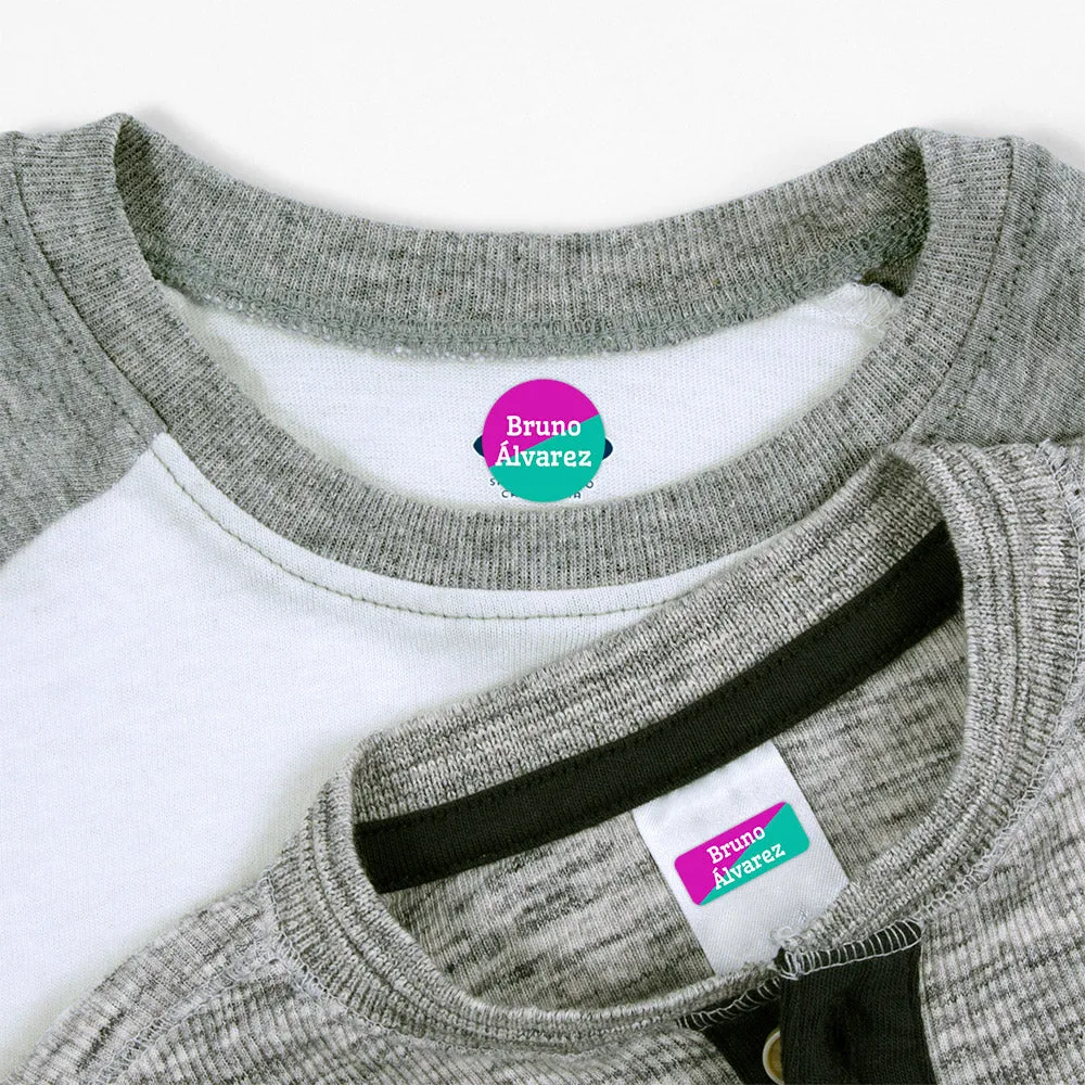 Two-tone Clothing Labels Pack