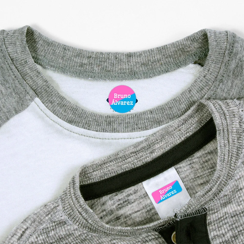 Two-tone Clothing Labels Pack