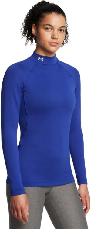 Under Armour Women's ColdGear Authentics Mock Neck
