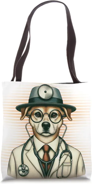Vintage Canine Doctor - Creative Multiverse Tote Bag