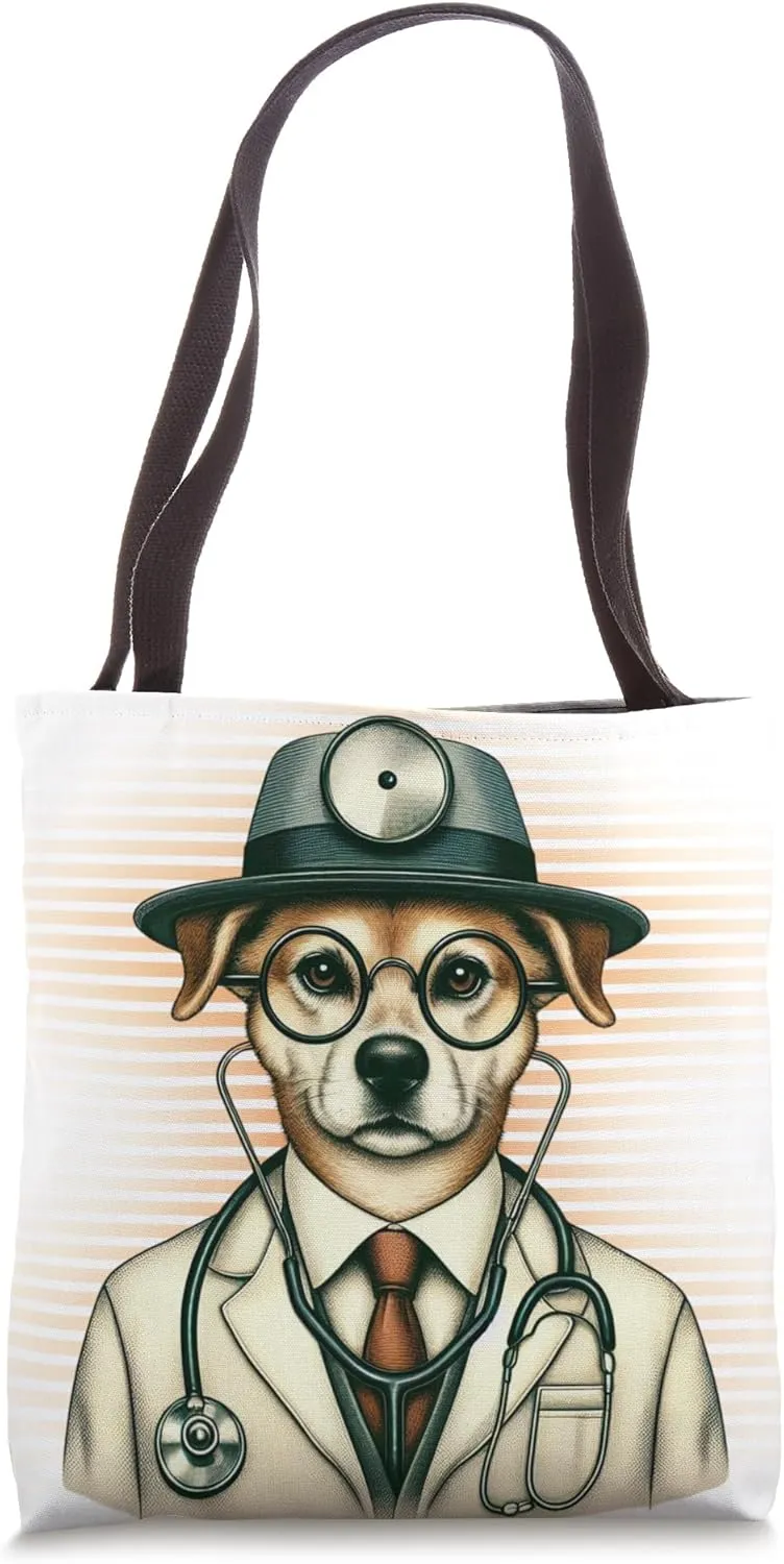 Vintage Canine Doctor - Creative Multiverse Tote Bag