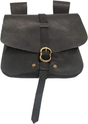 Waist Pouch Medieval Waist Bag Wallet Steampunk Travel Purse Fanny Pack, Black