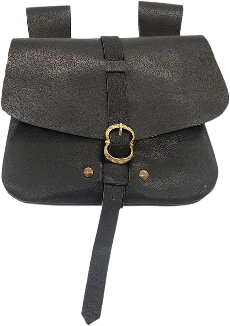 Waist Pouch Medieval Waist Bag Wallet Steampunk Travel Purse Fanny Pack, Black