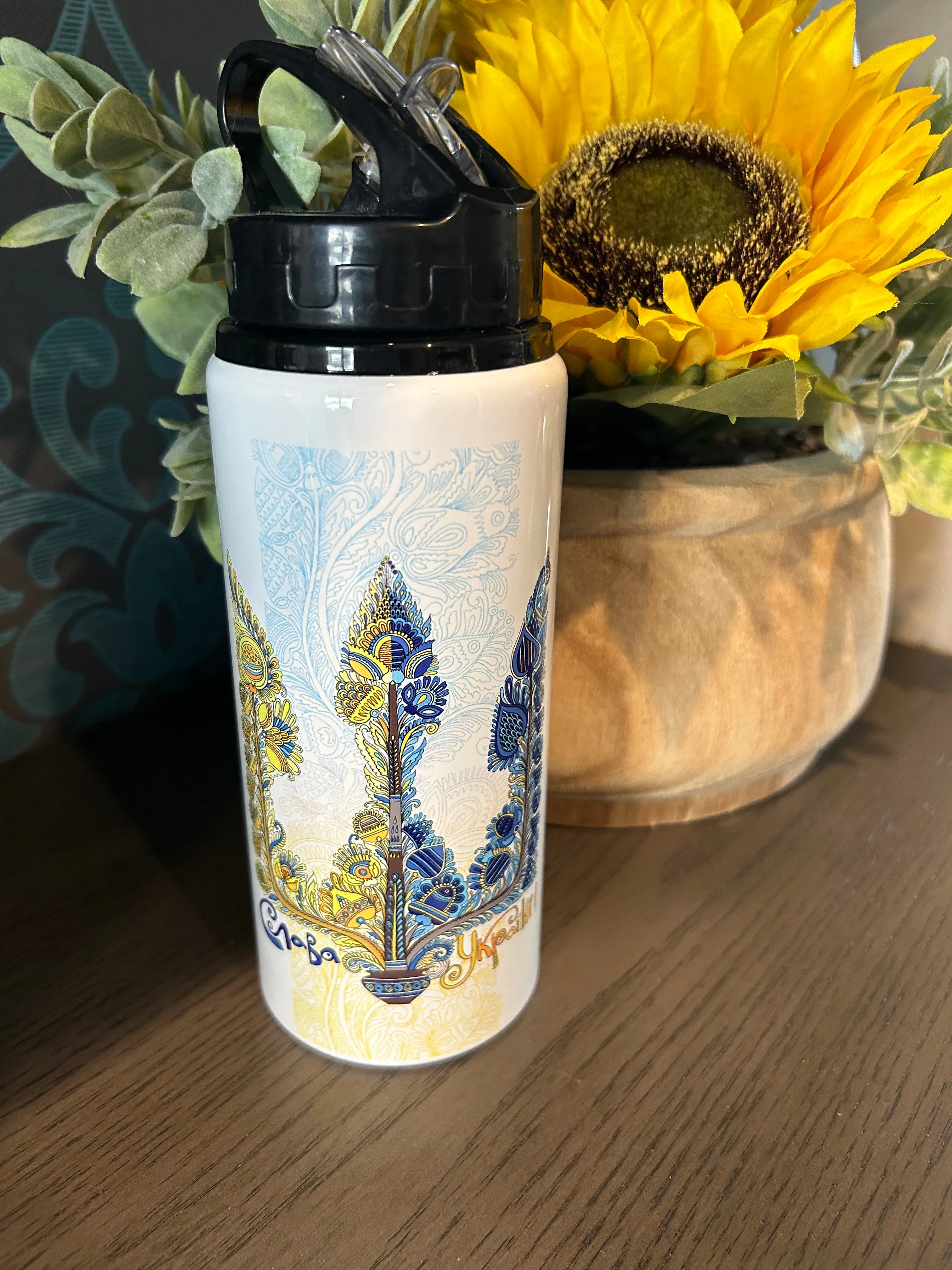 Water Bottle Tryzub