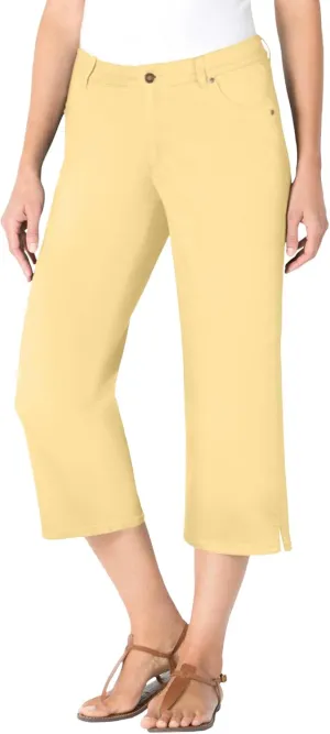 Woman Within Plus Size Capri Stretch Denim Jean