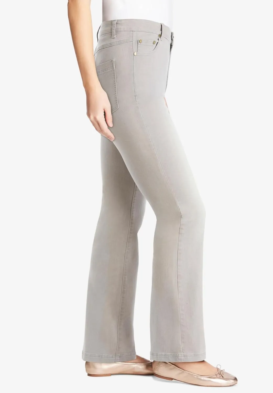 Woman Within Plus Size Petite Bootcut Stretch Denim Jean