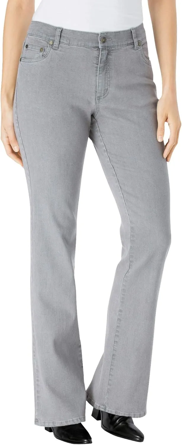 Woman Within Plus Size Petite Bootcut Stretch Denim Jean