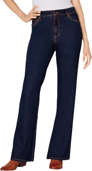Woman Within Plus Size Petite Bootcut Stretch Denim Jean