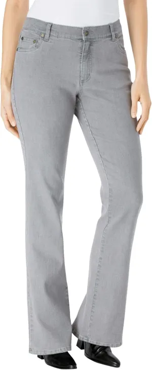 Woman Within Plus Size Petite Bootcut Stretch Denim Jean