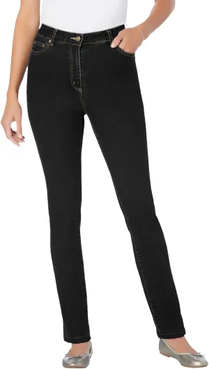Woman Within Plus Size Stretch Slim Denim Jean