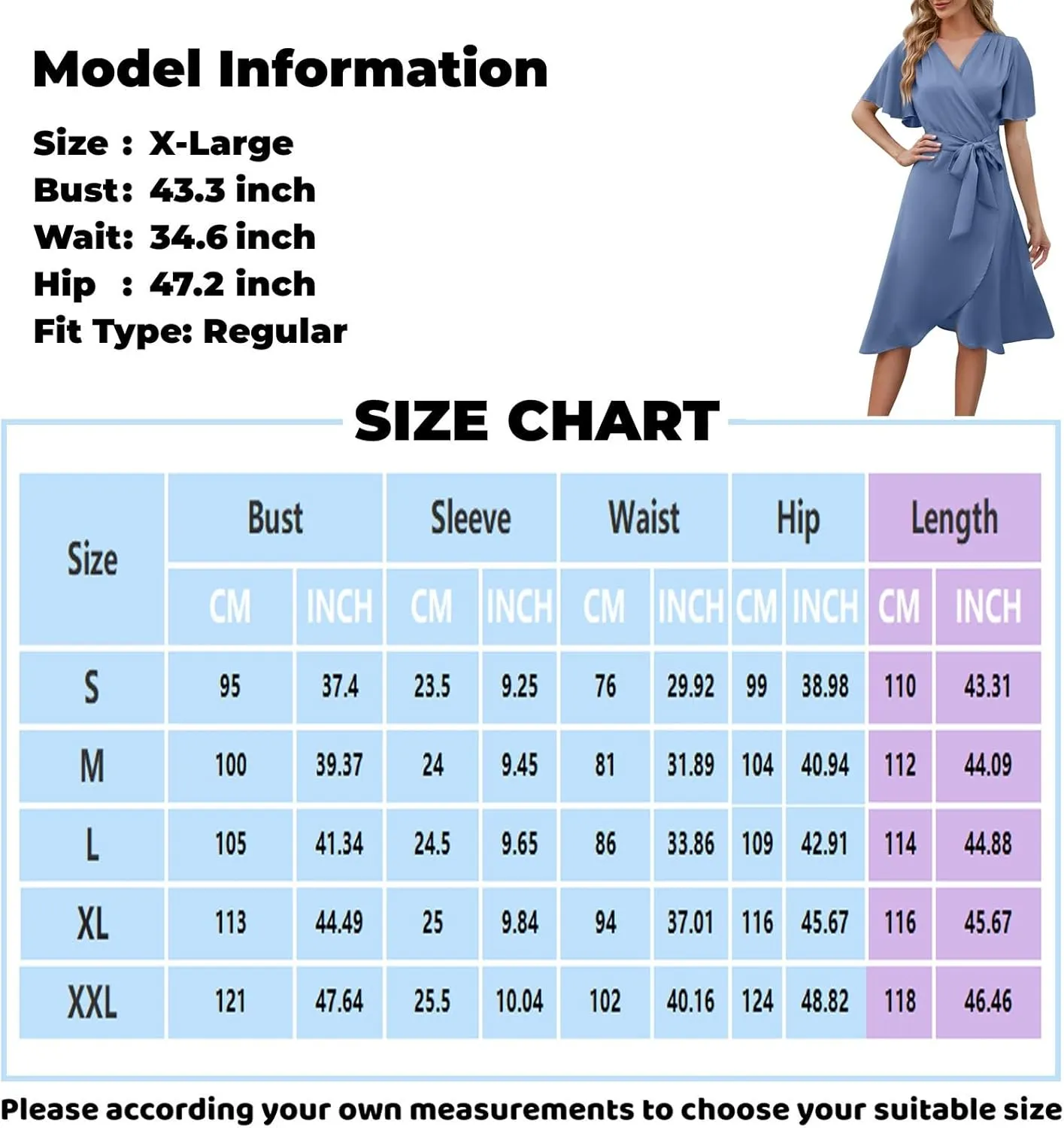 Women's Wedding Guest Dress Wrap V Neck Tiered Belted Short Flared Sleeve Boho Floral Print Dress for Graduation