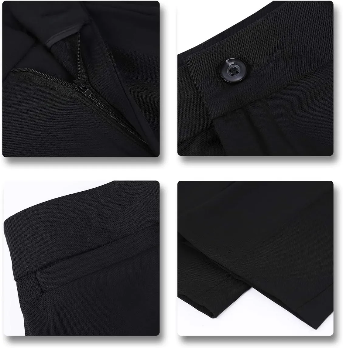 YUNCLOS Women's Double Breasted 2 Piece Suit Set 2 Button Blazer Jacket and Pants