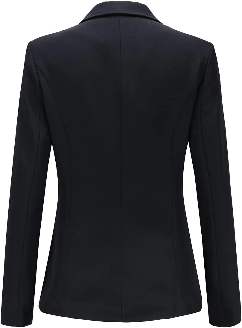 YYNUDA Women's Business Suit Set Ladies 2 Piece Office Work Solid Blazer Jacket and Pants